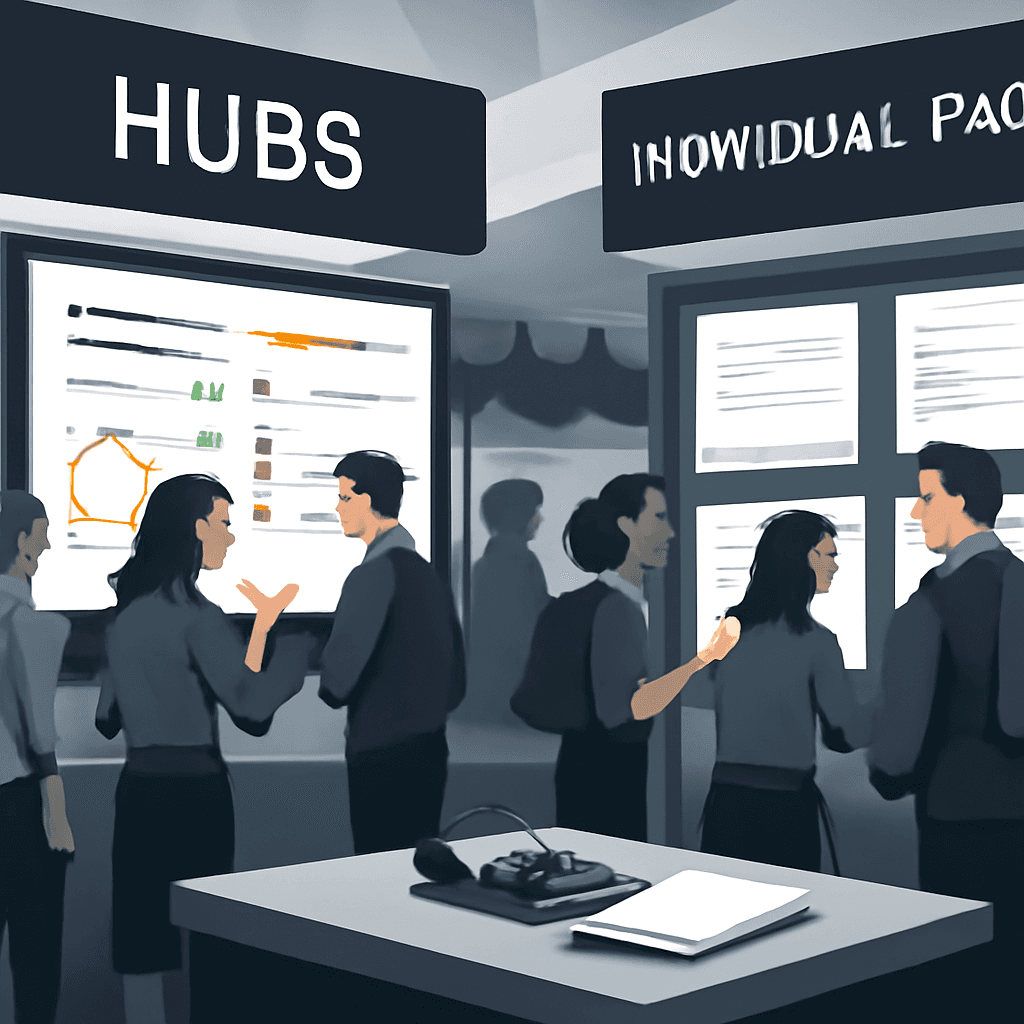 Hubs de comparación vs páginas individuales de comparación: qué escala mejor para reducir el CAC en tu SaaS
