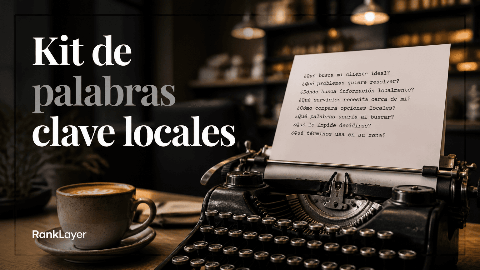 Kit de palabras clave conversacionales locales: 50 preguntas para ser citado por ChatGPT y Gemini