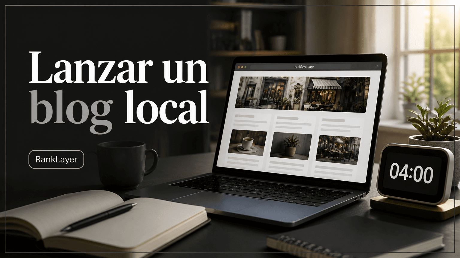 Playbook de 4 horas para lanzar un blog local con IA en un subdominio