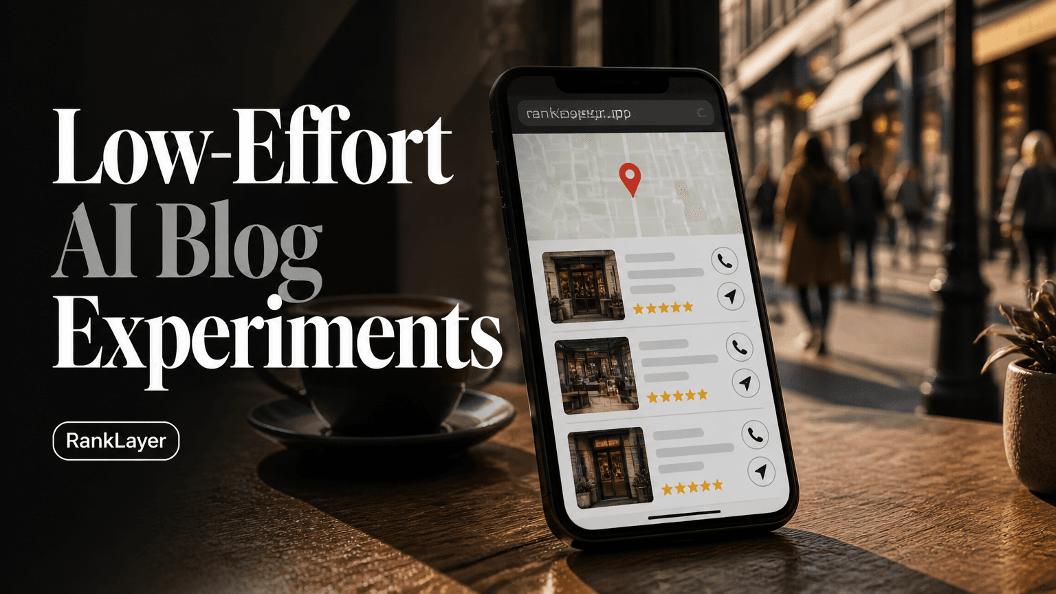 8 Low-Effort Experiments Local Businesses Can Run with an Automatic AI Blog to Drive Foot Traffic