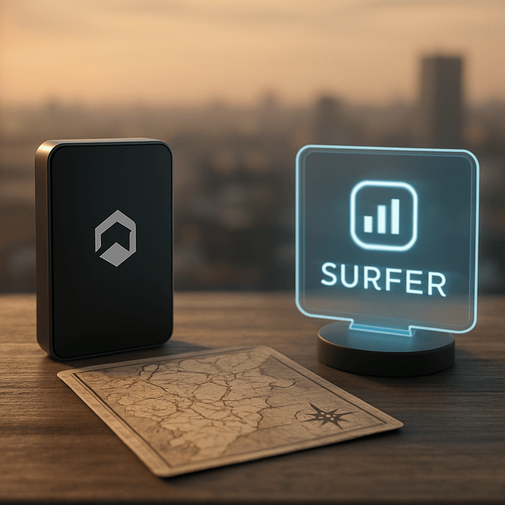 Qué mapeador de palabras clave a página gana para citas de IA: RankLayer vs Outrank vs Surfer