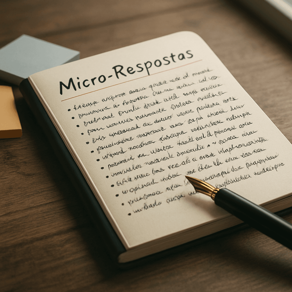 Micro-respostas prontas para IA: 50 snippets que seu pequeno negócio pode publicar hoje