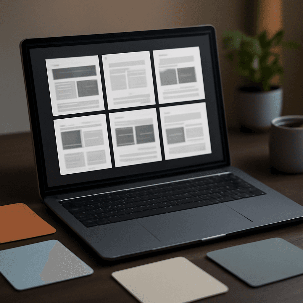 Como escolher o mix de templates para um blog automático com IA: scorecard + 7 templates copy‑ready