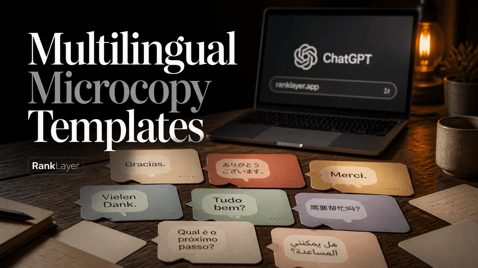 25 Multilingual Microcopy Templates That Get Quoted by ChatGPT and Gemini