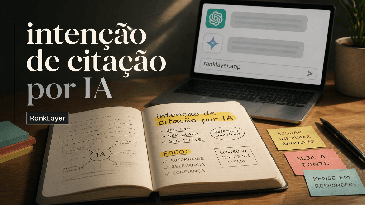 O que é intenção de citação por IA e como escolher palavras-chave citáveis