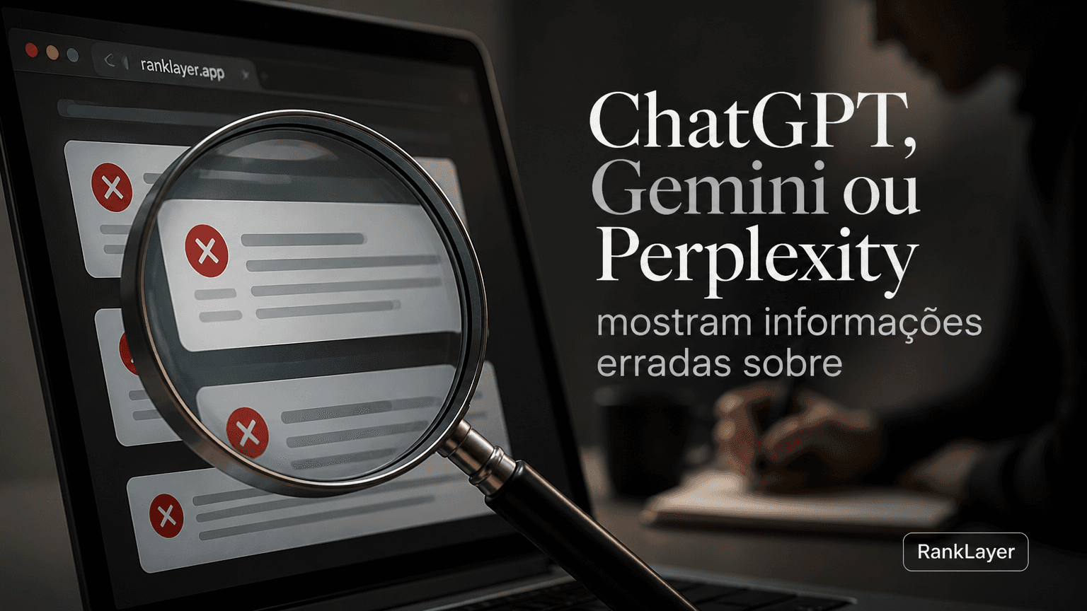 O que fazer quando ChatGPT, Gemini ou Perplexity mostram informações erradas sobre sua empresa