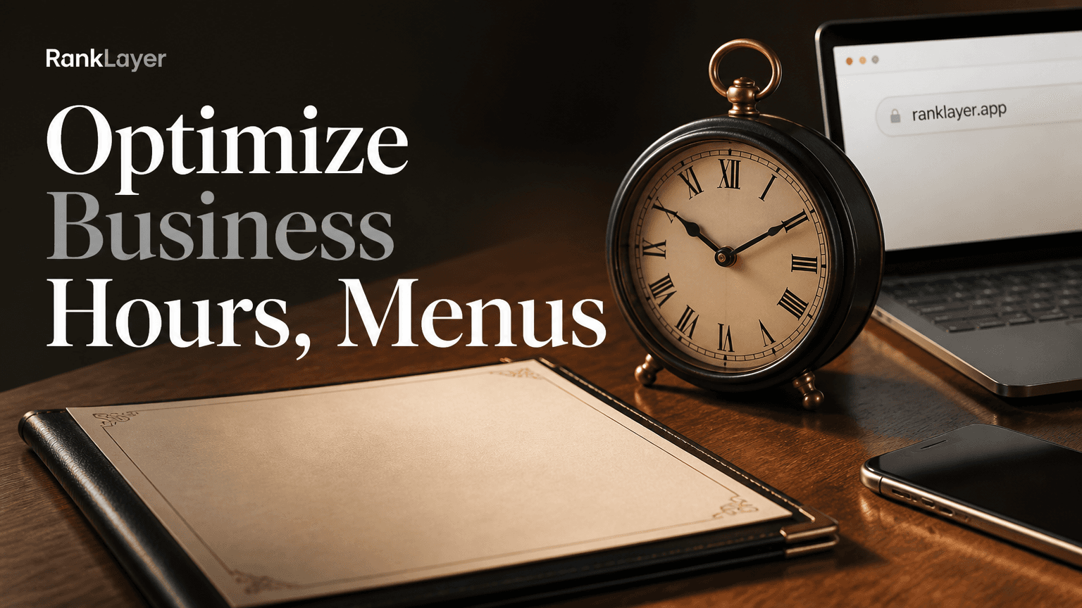 How to Optimize Business Hours, Menus, and Service Descriptions for AI Search