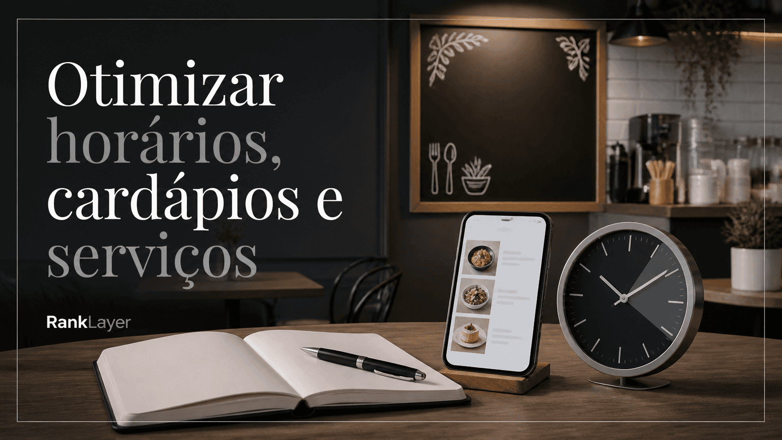 Como otimizar horários, cardápios e descrições de serviços para ser citado por IAs