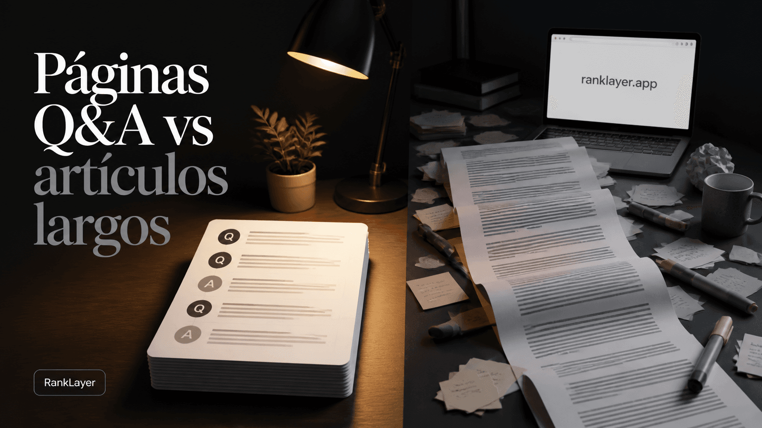 Páginas Q&A cortas vs artículos largos: cómo elegir el formato correcto para Google y las citas de IA