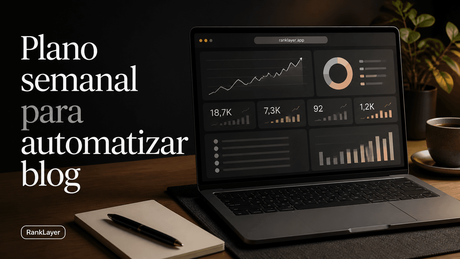 Plano semanal de 30 minutos para automatizar um blog diário com IA, sem dev
