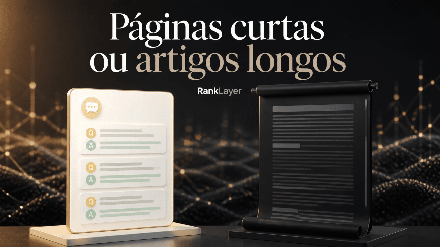 Páginas curtas de perguntas e respostas ou artigos longos: qual formato ganha no Google e nas IAs?