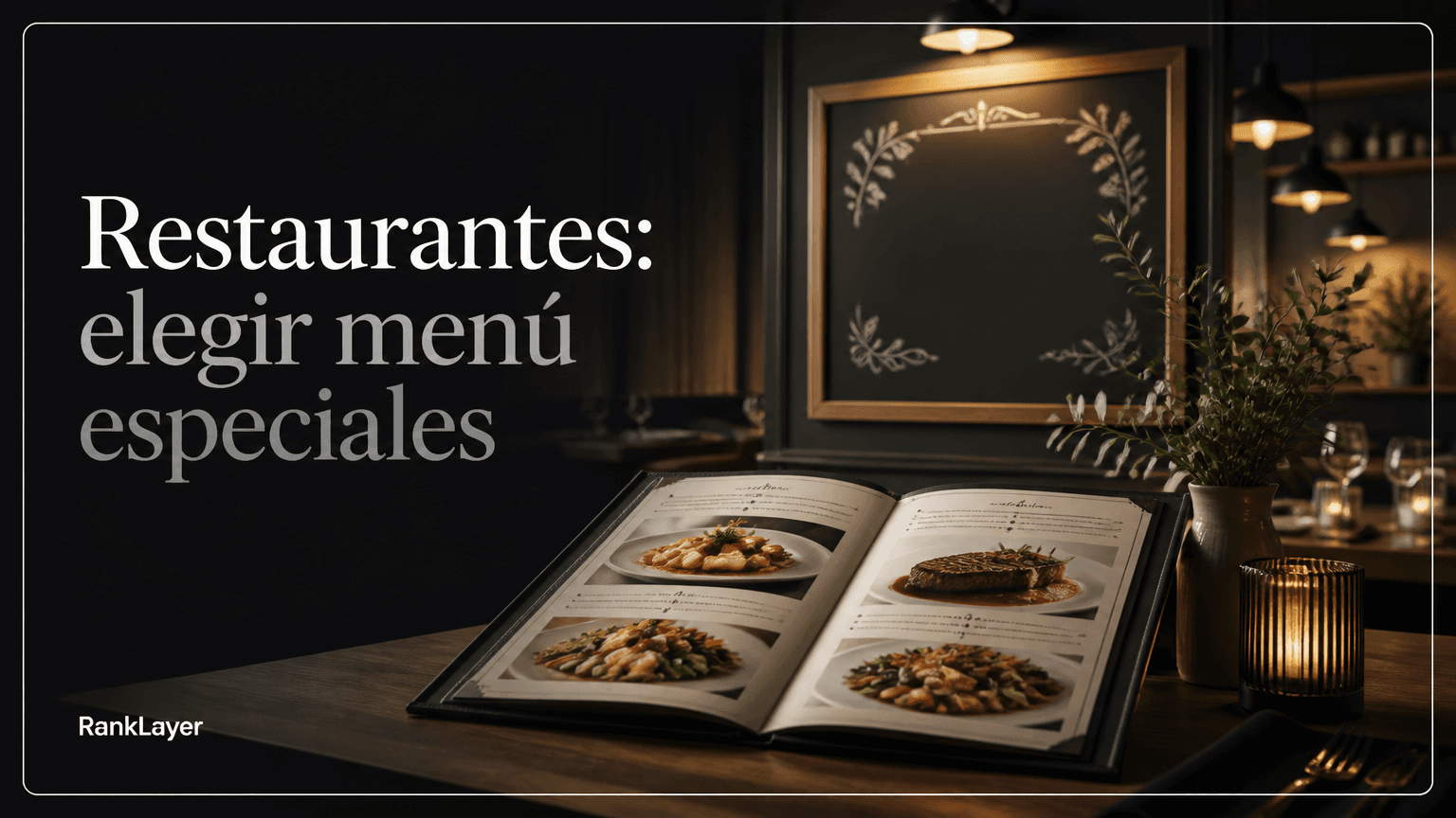 Restaurantes: cómo elegir entre páginas de menú, eventos o especiales diarios
