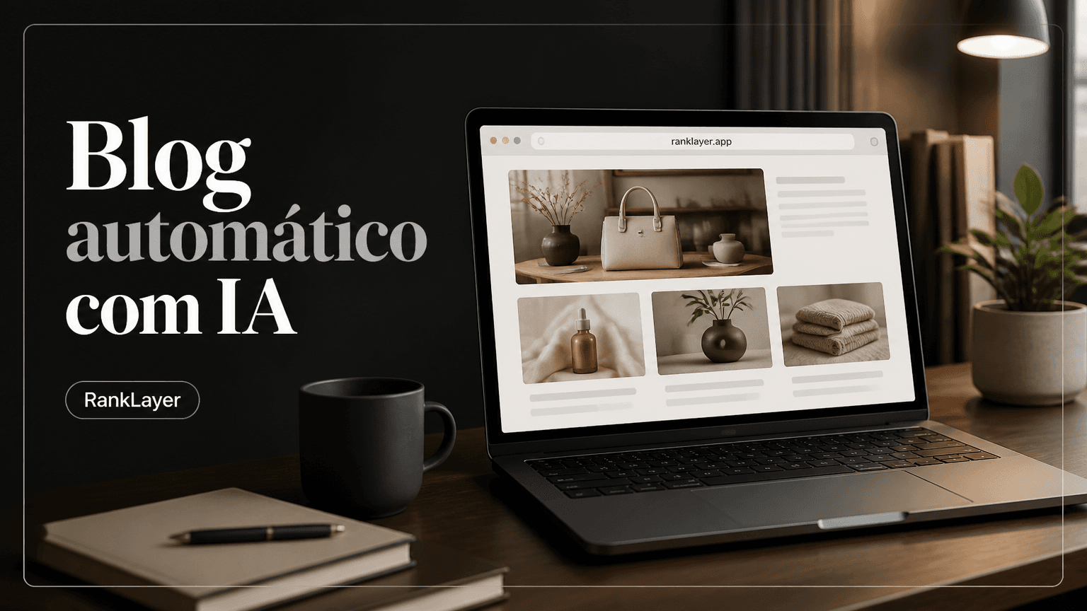 Blog automático com IA para e-commerce: o RankLayer vale a pena?