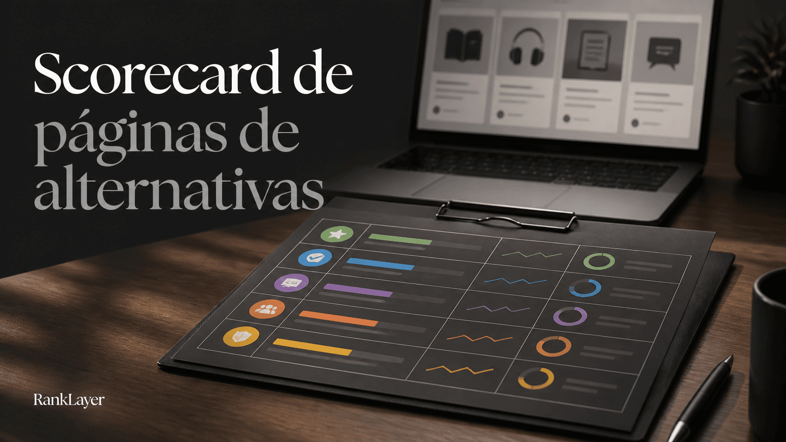 Scorecard de páginas de alternativas: elige el formato que reduce tu CAC y gana citas de IA