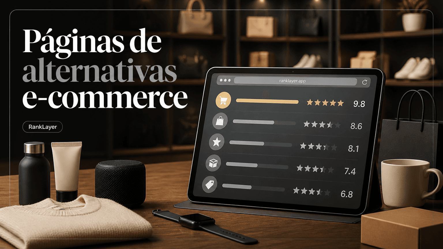 Quais páginas de alternativas seu e-commerce deve publicar primeiro?