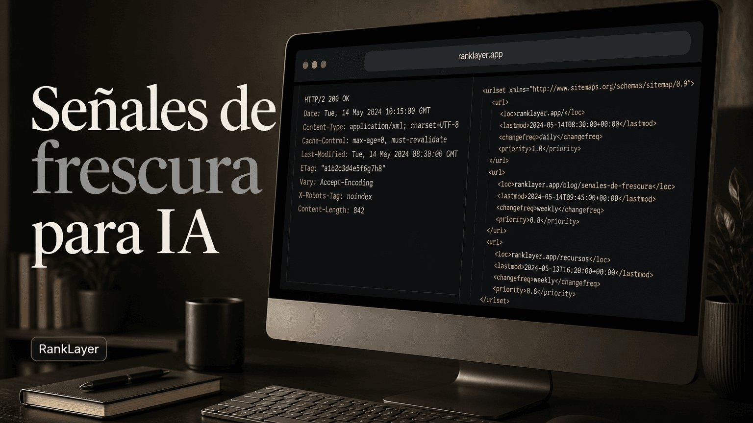 Señales de frescura para IA: cómo usar cabeceras HTTP, sitemaps y caché sin programar