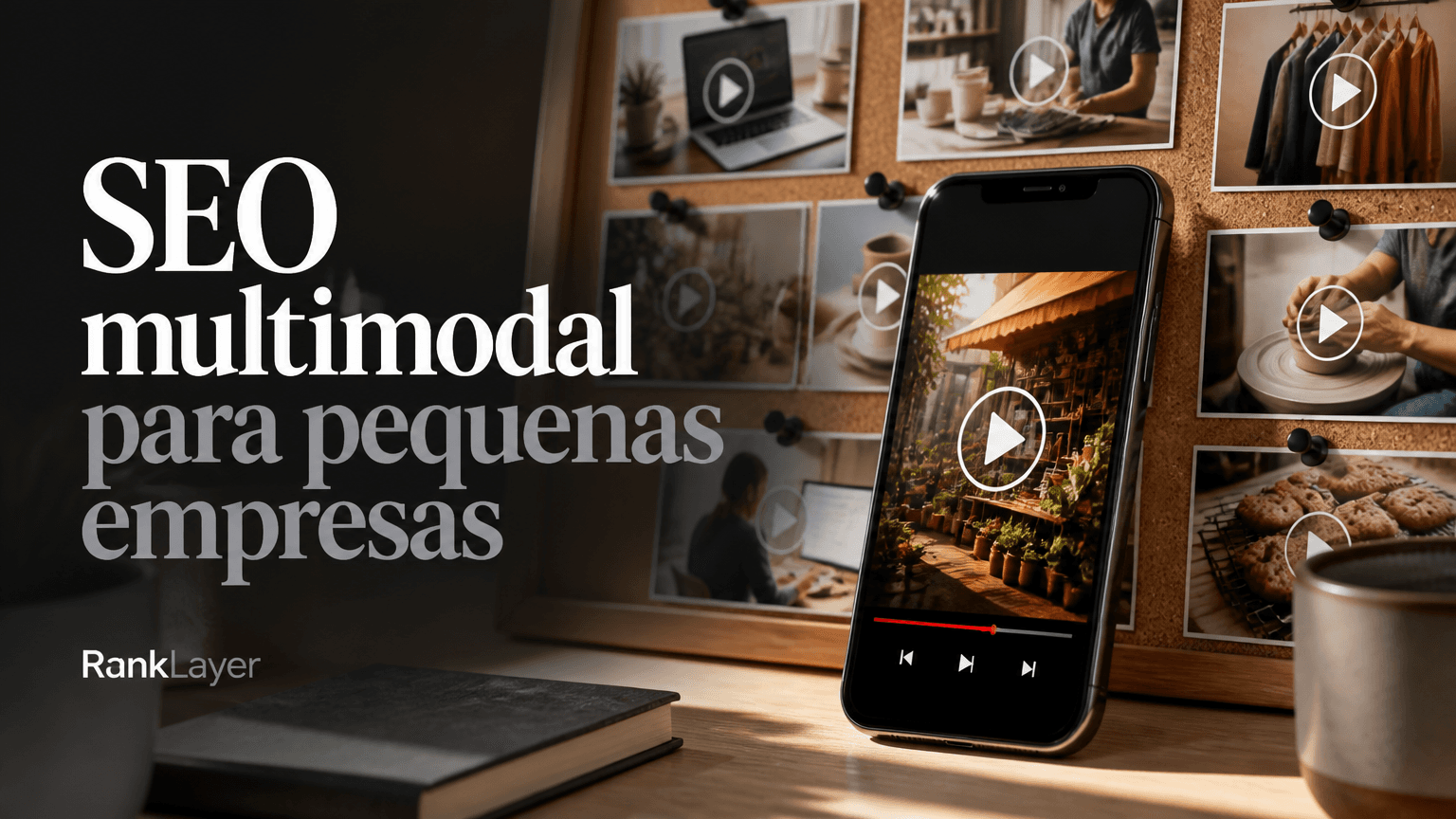 SEO multimodal para pequenas empresas: imagens e vídeos que ajudam sua página a ser encontrada por IAs