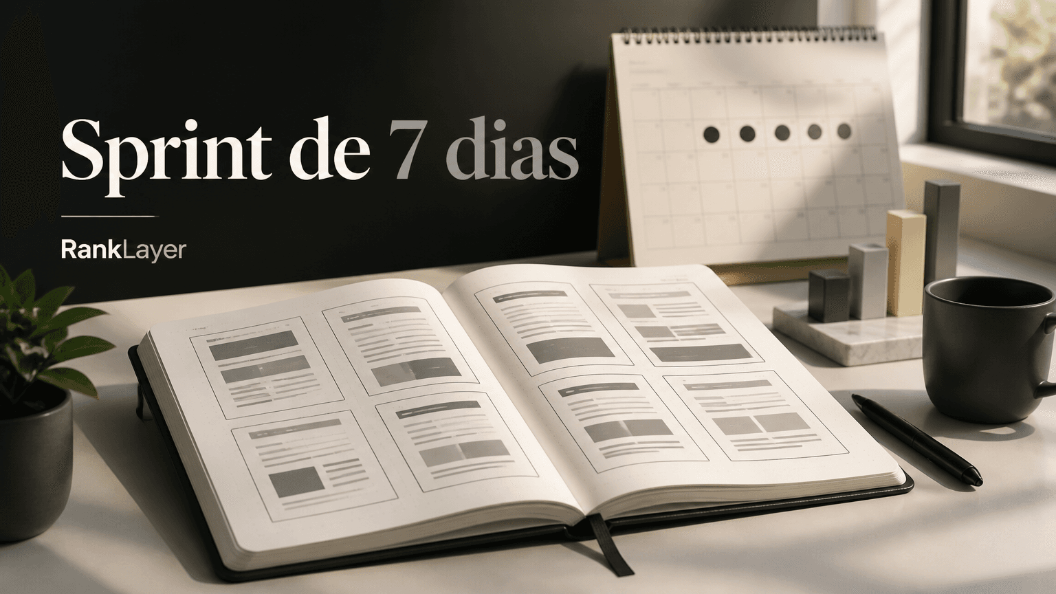 Sprint de 7 dias para criar 10 páginas de comparação citáveis por IA, sem dev