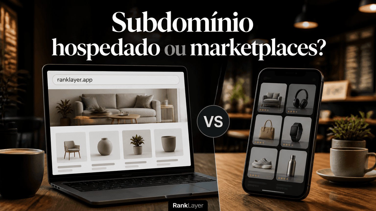 Como escolher entre um blog em subdomínio hospedado e marketplaces para atrair clientes locais