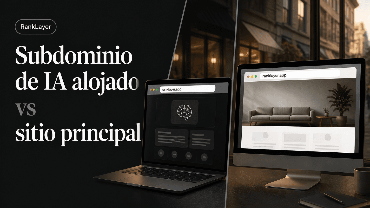 Subdominio de IA alojado vs sitio principal: cómo decidir para un negocio multiubicación