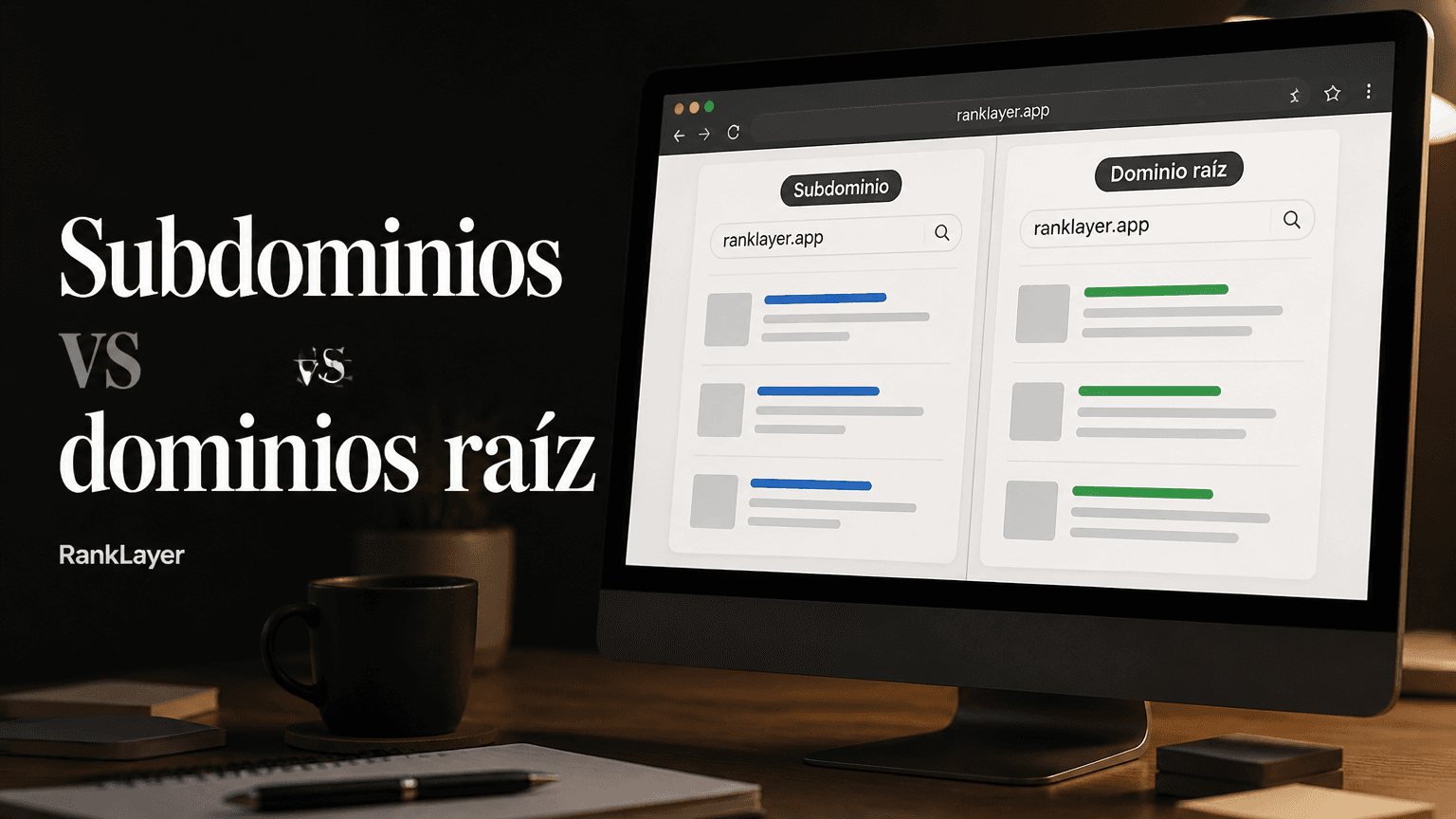Subdominios vs dominios raíz: qué deben saber los pequeños negocios sobre los motores de respuesta de IA