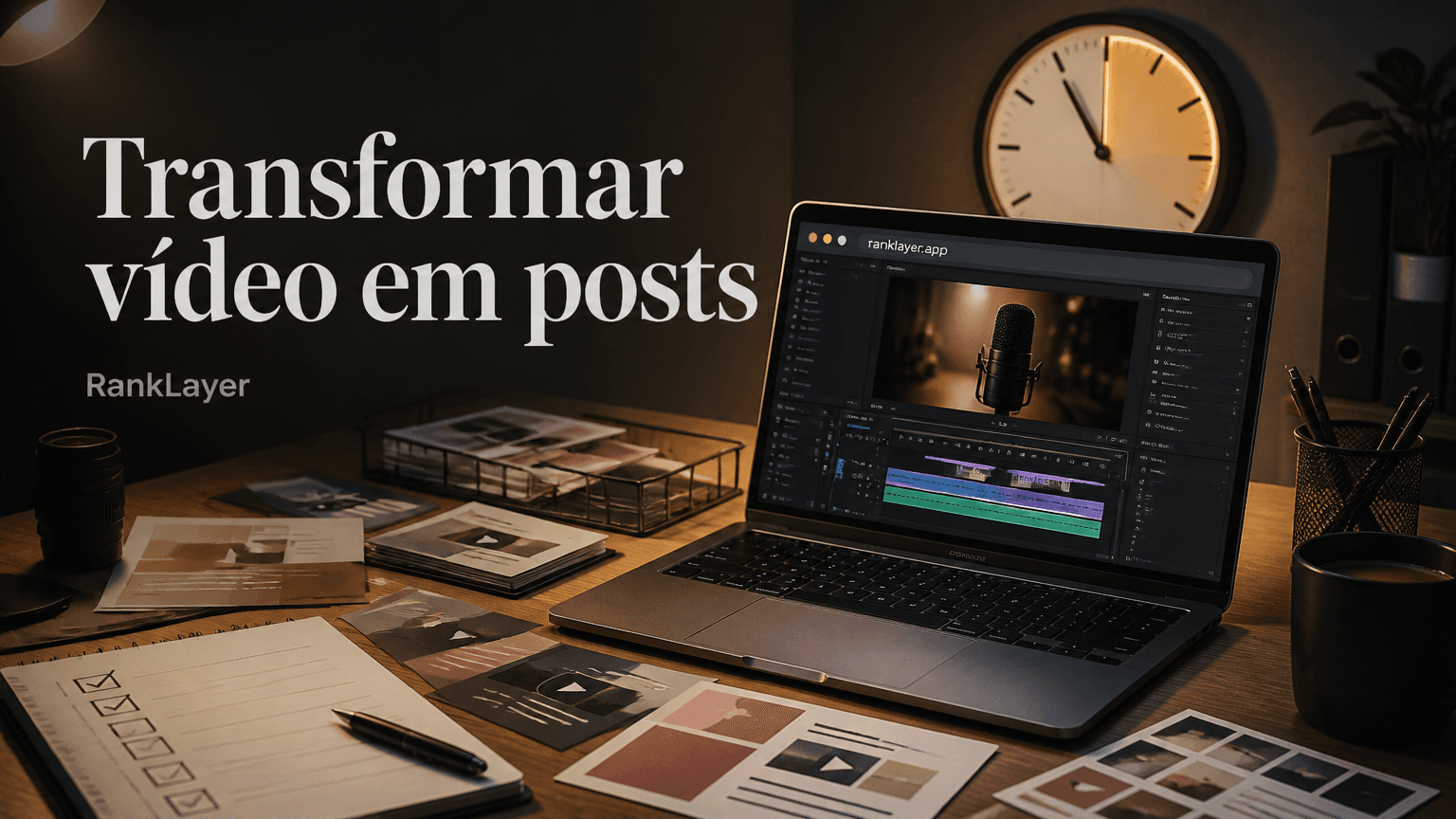 Como transformar um vídeo em 30 posts citáveis por IA em 48 horas