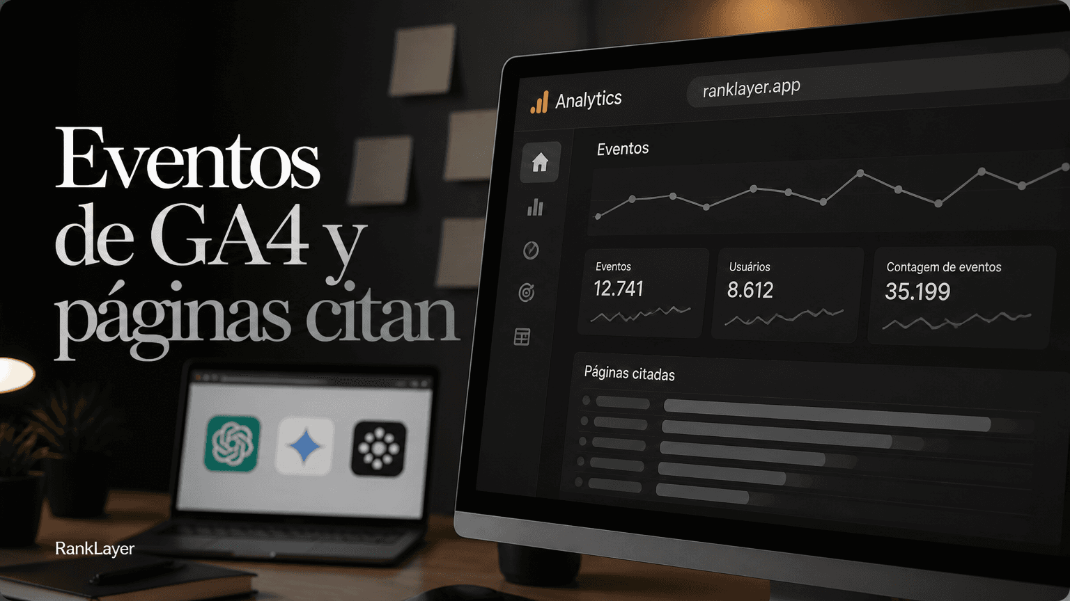 Cómo usar eventos de GA4 para descubrir qué páginas están siendo citadas por motores de respuesta de IA