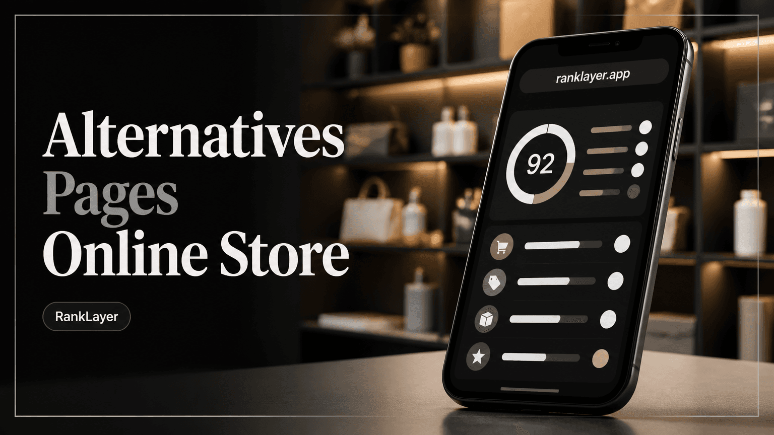 Which Alternatives Pages Should Your Online Store Publish First?