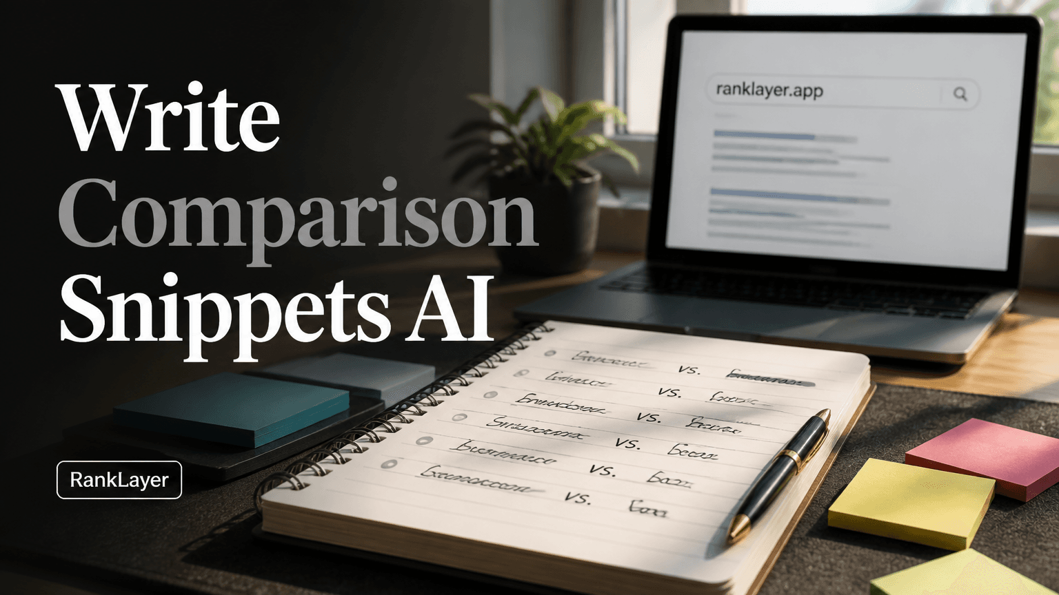 How to Write 30 to 50 Word Comparison Snippets That AI Answer Engines Will Quote